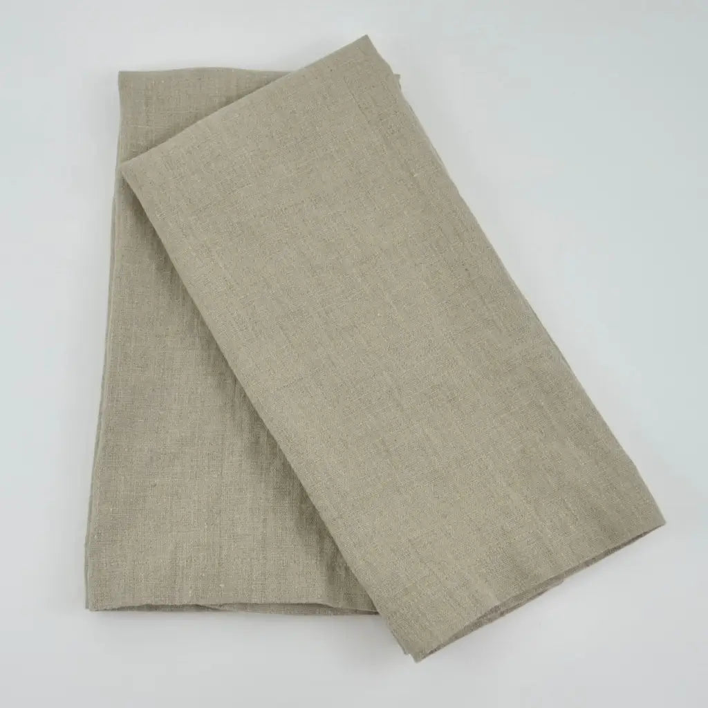 Everyday Linen Kitchen Towels | Natural Linen Set of 2