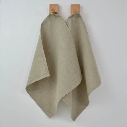Everyday Linen Wash Cloths | Natural Linen Set of 2 - Linen